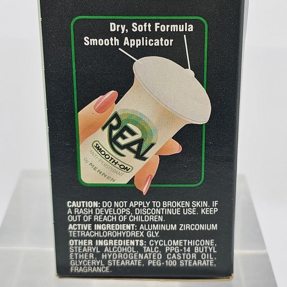 Real Smooth-On Anti Perspirant Deodorant by Mennen, Fresh Scent, Vintage Unused